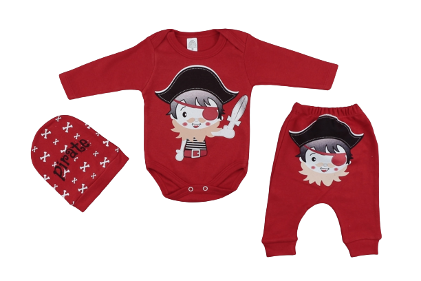 Pirates baby boy set