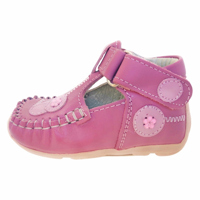 First Step - Moccasin Charlotte Pink