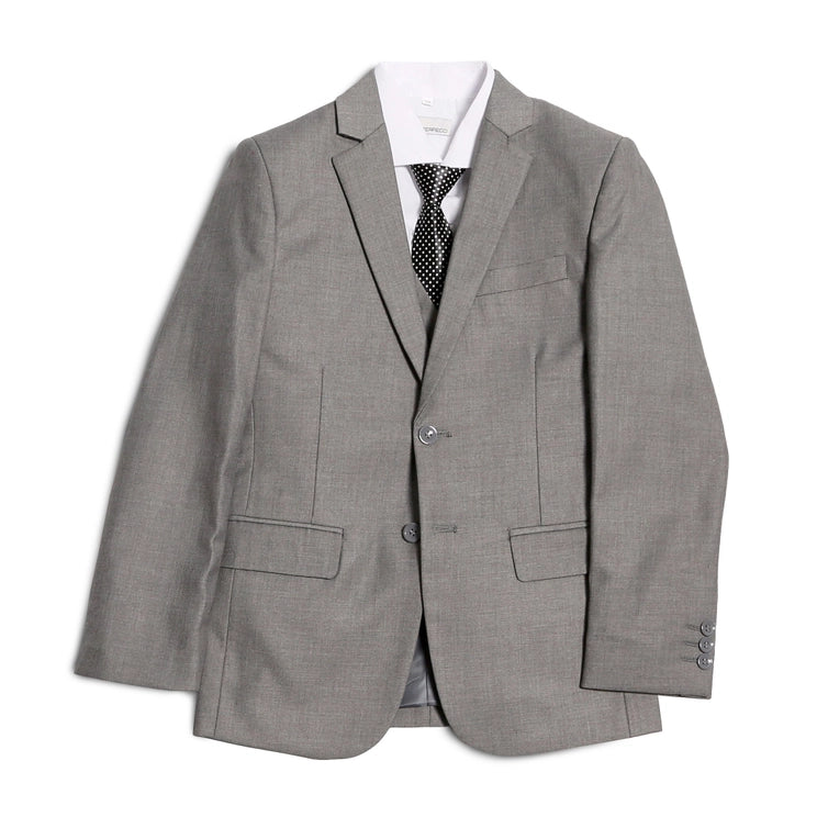 Ferrecci Boys Jax Jr 5pc Suit Set Light Grey