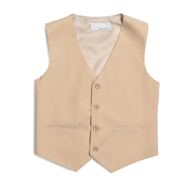Ferrecci Boys Jax Jr 5pc Suit Set Tan