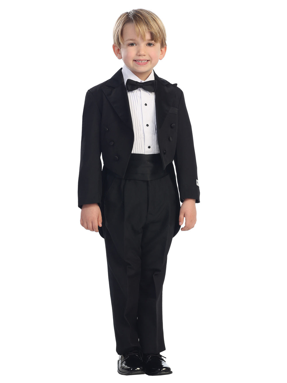 Peak Collar Tailed Tuxedo Set