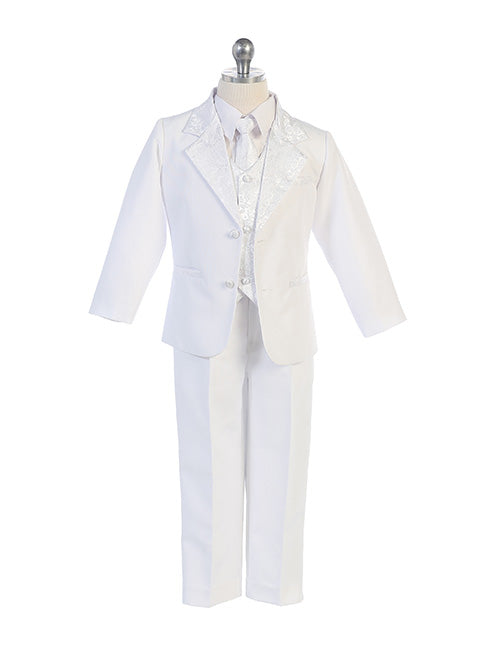 Baptism Suit with Emroidery on Jacket