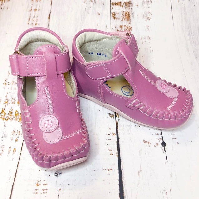 First Step - Moccasin Charlotte Pink