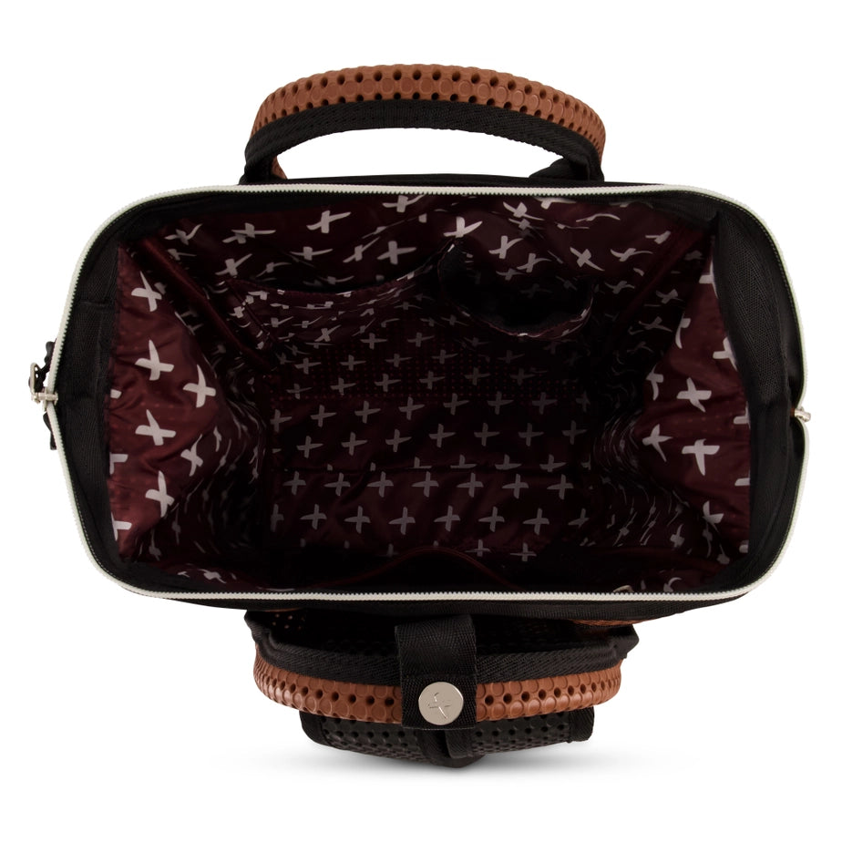 Tweeny Short Backpack Checkered Black (New Shorter Size)