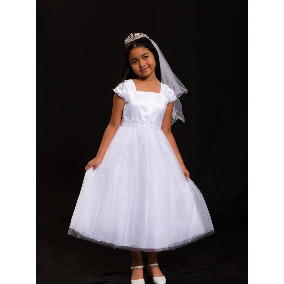 Pleated Cap Sleeve Dress
