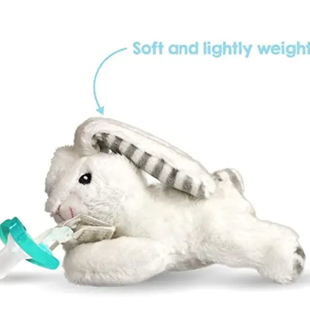 Razbuddy Coco Bunny Paci/Teether Holder