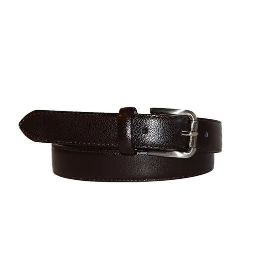 Byron - Dark Brown Genuine Leather Boys Belt