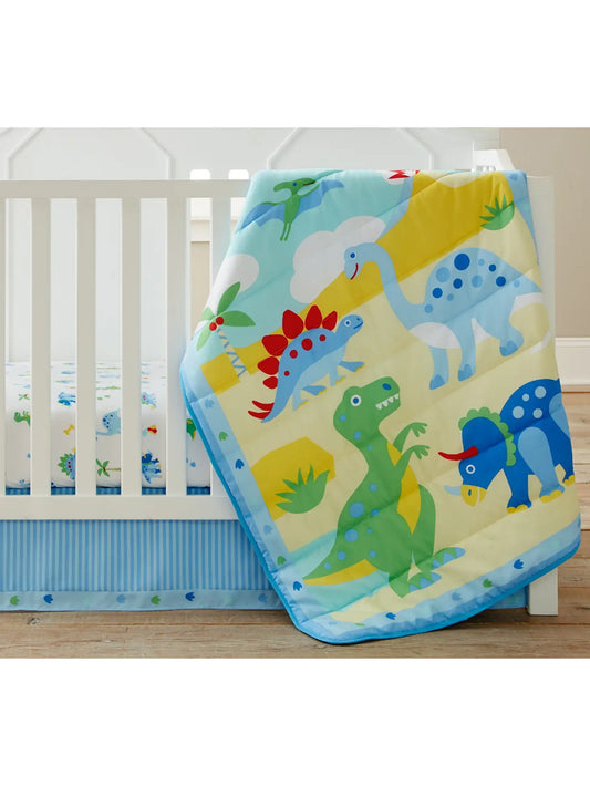 Dinosaur Land 3pieces Microfiber Bed in a Bag - Baby