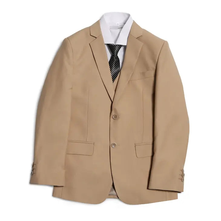 Ferrecci Boys Jax Jr 5pc Suit Set Tan