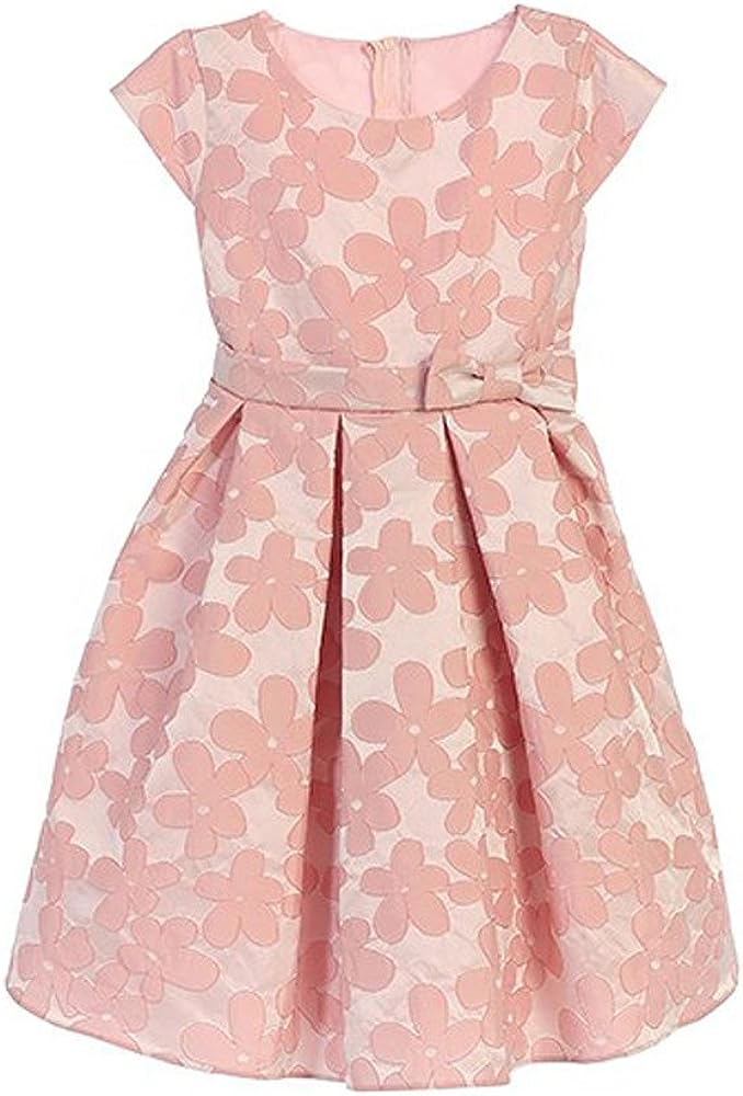 Daisy Jacquard with Pleats