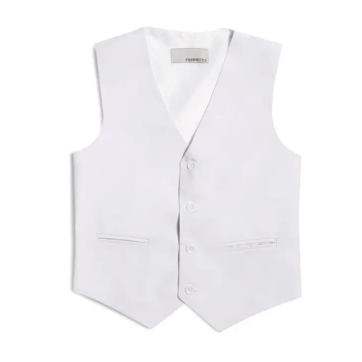 Ferrecci Boys Jax Jr 5pc Suit Set White