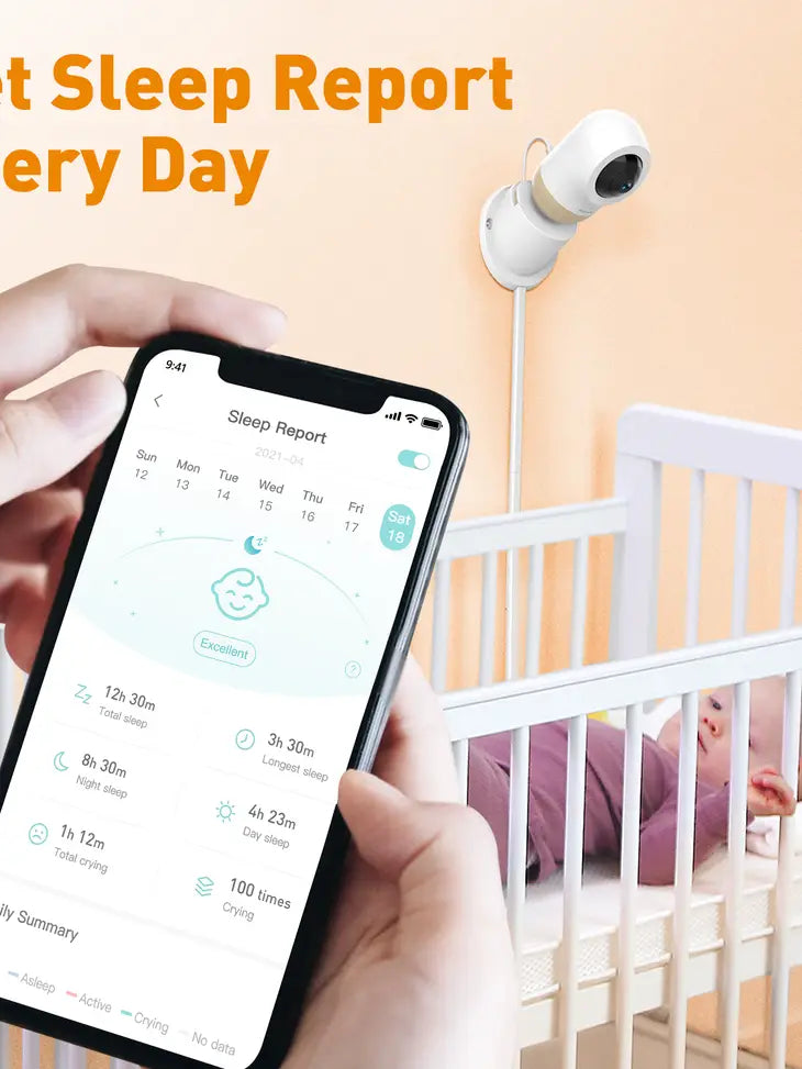 Ebemate 2.5K UHD Wireless Indoor Smart Baby Monitor - U2
