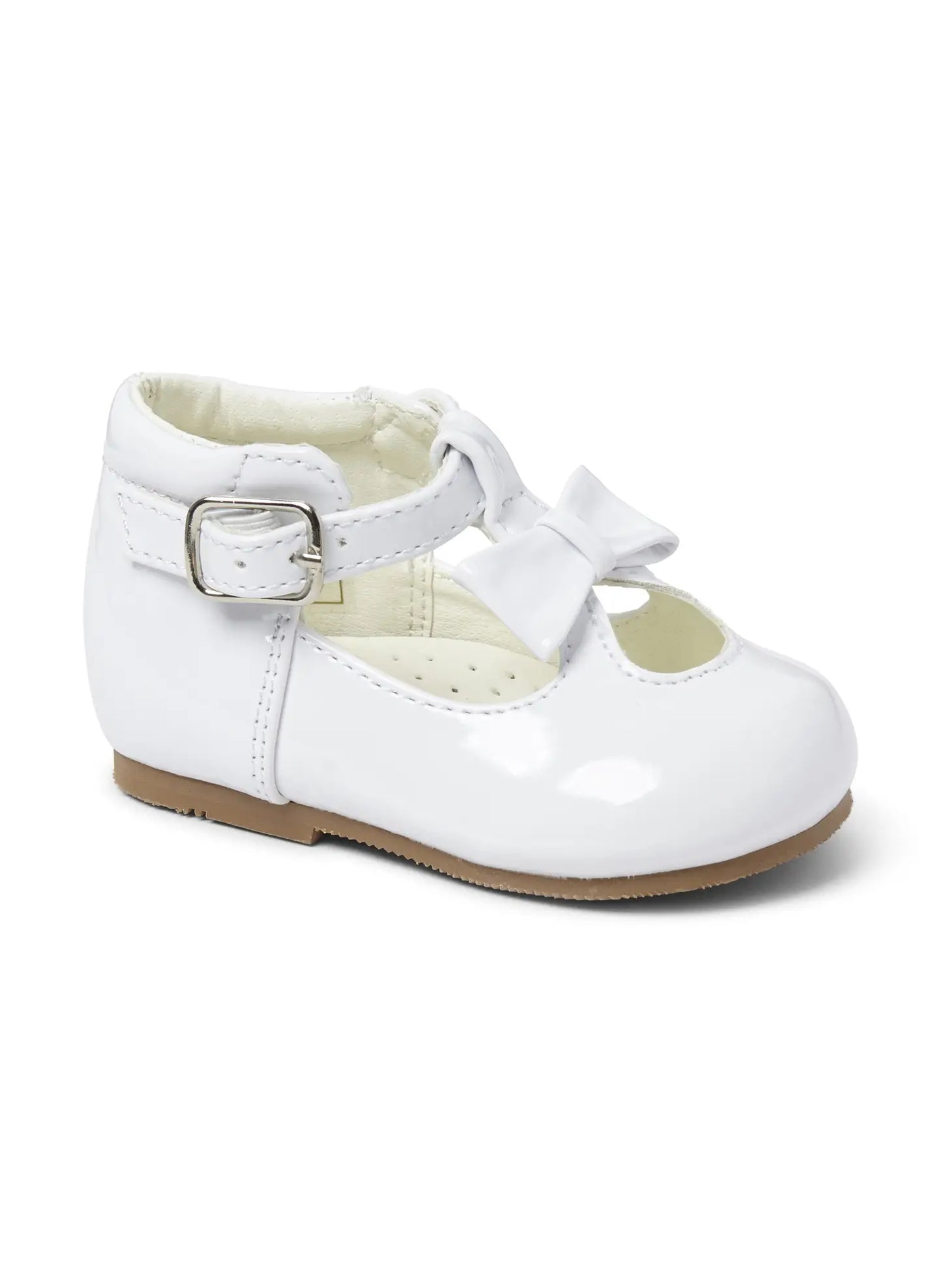 Girls T-Bar Patent Shoes 21201