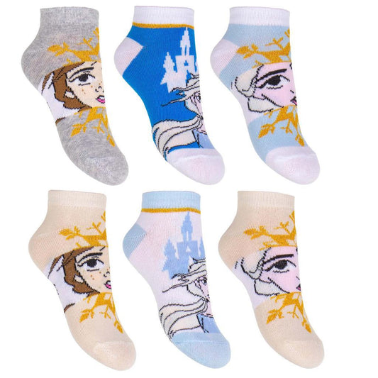 Frozen Disney 3 pack ankle socks - Sunset