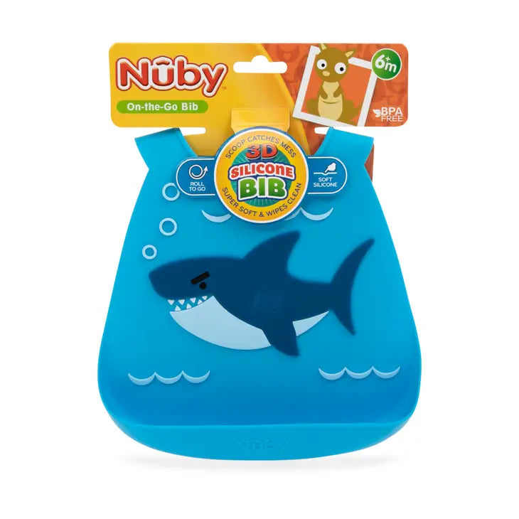 3-D Silicone Bibs with Scoop