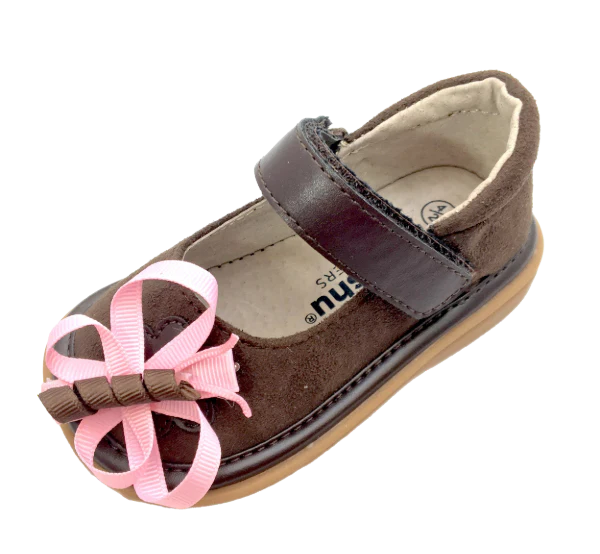 Harlow Ultrasuede Mary Jane | Toddler Squeaky Shoes