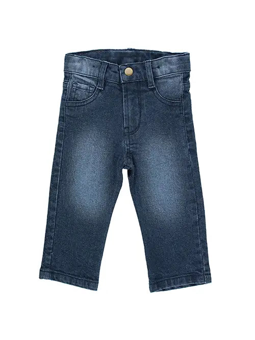 Medium Wash Straight Jeans