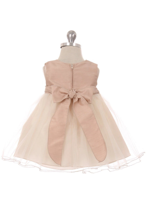 Satin Tulle Baby Dress