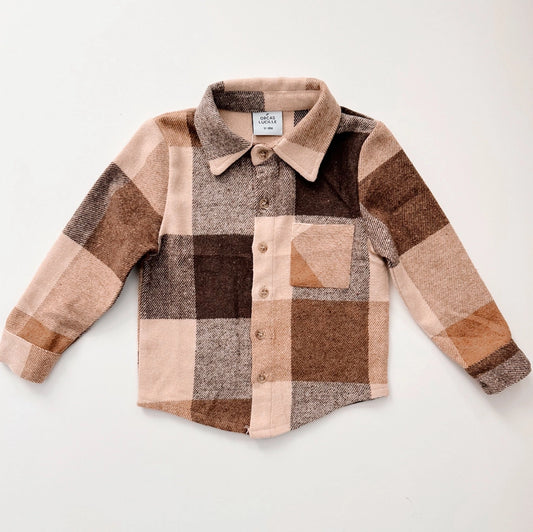 Flannel - Acorn - Boys Shirt
