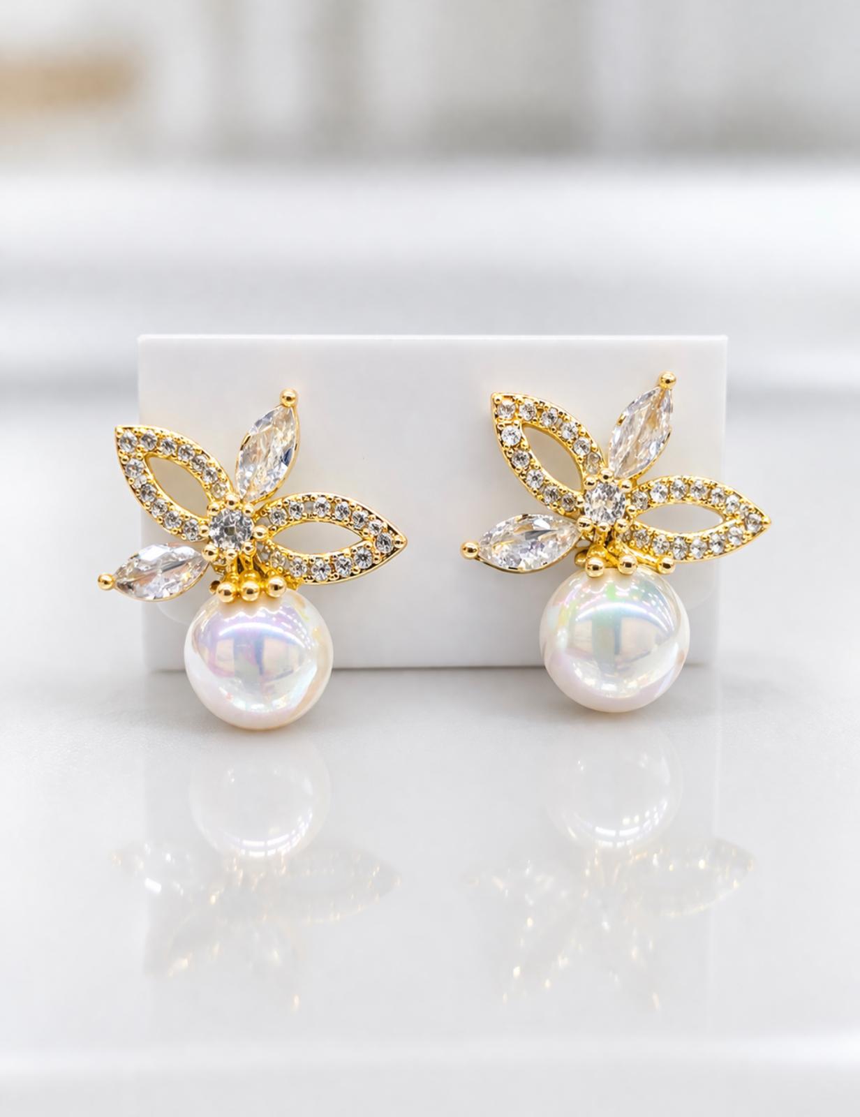 butterfly design earrings