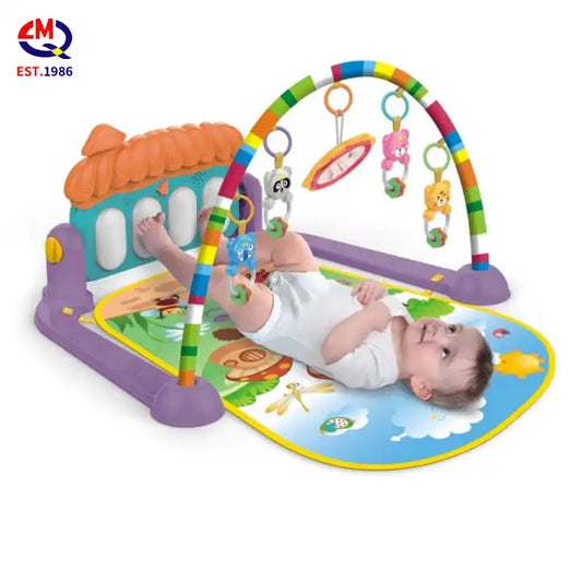 Eco-friendly Safety Baby Educational Educational Toys Baby Fitness Musical Piano Mat Play Gym Mat for Babies