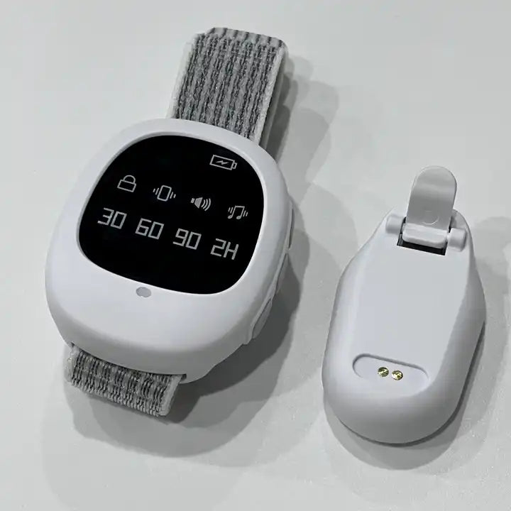 New Recharge Portable Bedwetting Treatment Enuresis Alarm with Smart Baby Diaper Sensor