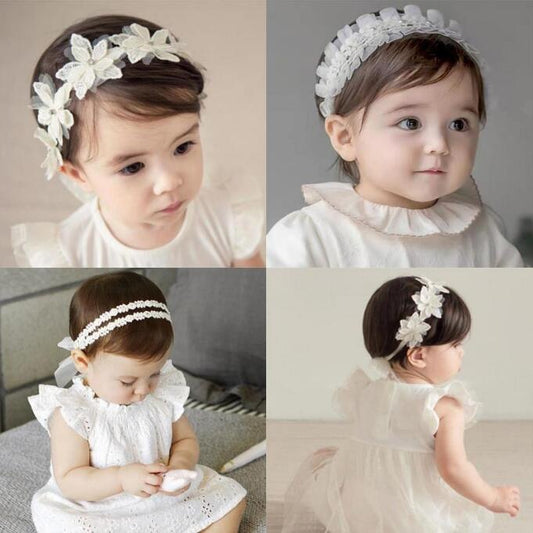 Children's headdress newborn baby hair band little girl princess hair accessories cute head flower 0-2 years old