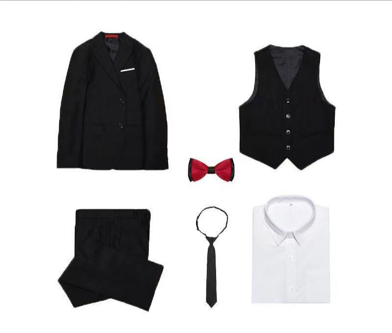 Finalz little boys piano stage performance clothes big event cool children's suit handsome party out fit set