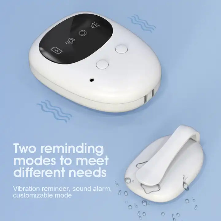 Baby wetting alarm Deep sleep vibration sound wireless bed wetting alarm magnetic sensor