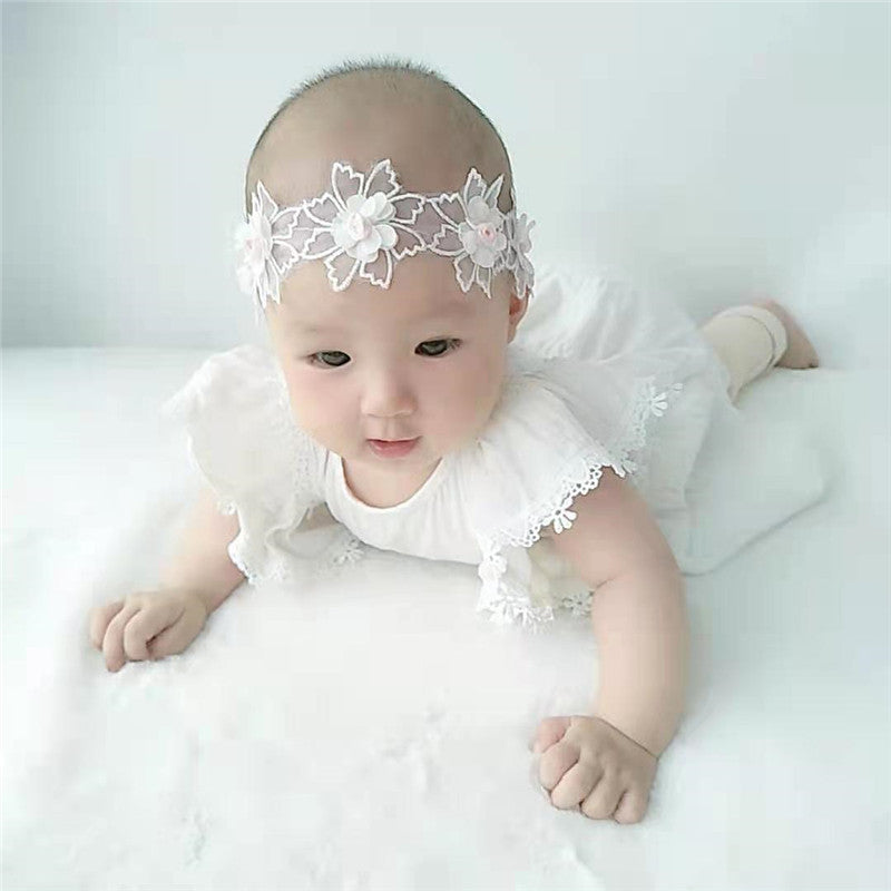 Children's headdress newborn baby hair band little girl princess hair accessories cute head flower 0-2 years old