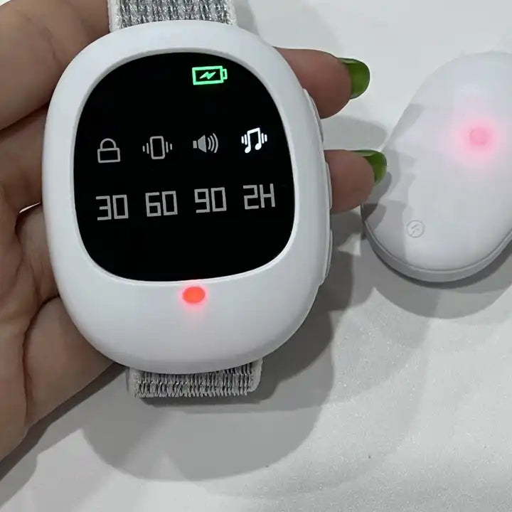 New Recharge Portable Bedwetting Treatment Enuresis Alarm with Smart Baby Diaper Sensor