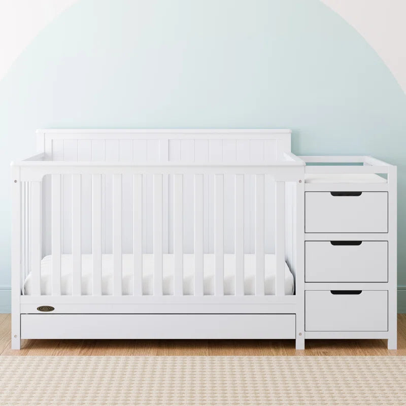 Hadley 5-in-1 Convertible Crib and Changer with Storage