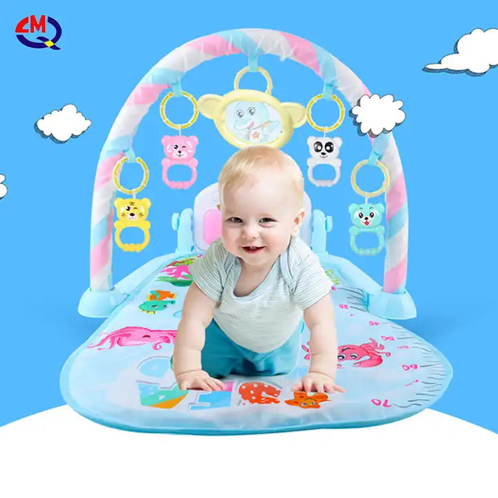 Eco-friendly Safety Baby Educational Educational Toys Baby Fitness Musical Piano Mat Play Gym Mat for Babies