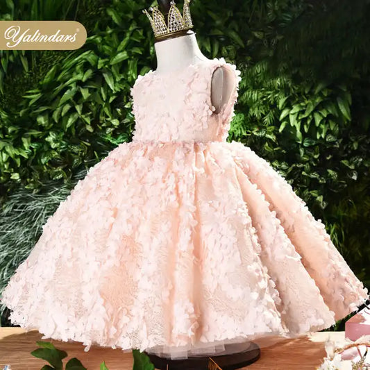 Super Soft New Product Hot Style Princess Birthday Floral Cute Newborn Baby Girl Summer