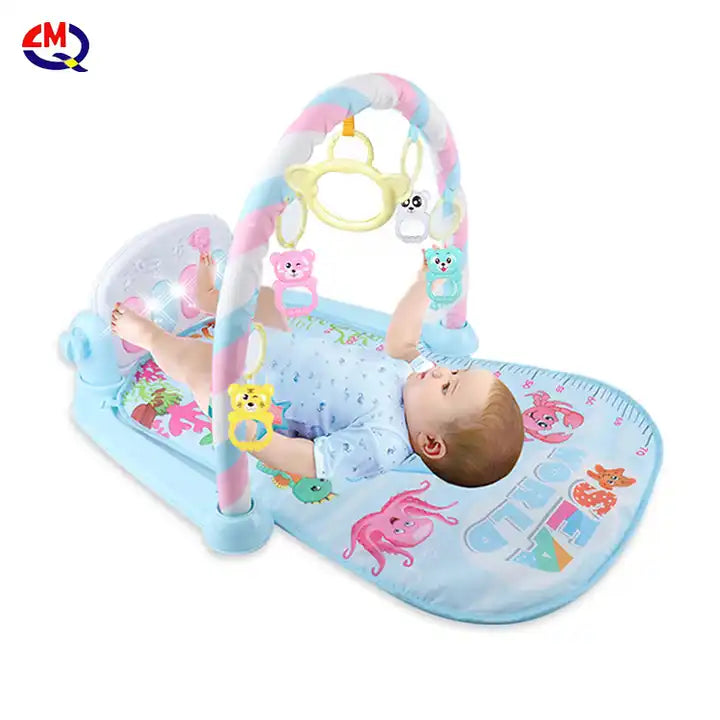 Eco-friendly Safety Baby Educational Educational Toys Baby Fitness Musical Piano Mat Play Gym Mat for Babies