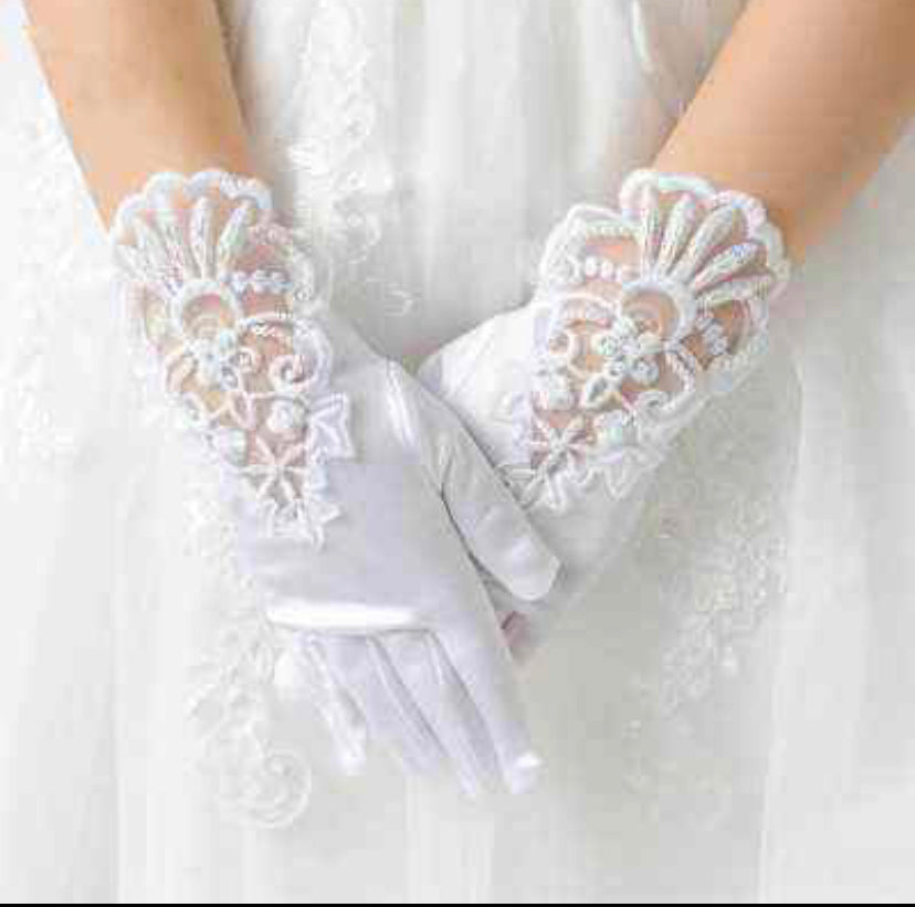 Girls Communion Gloves