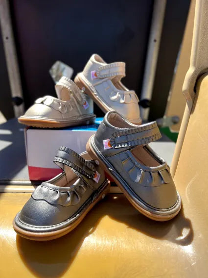 Molly Ruffle Mary Jane | Toddler Squeaky Shoes