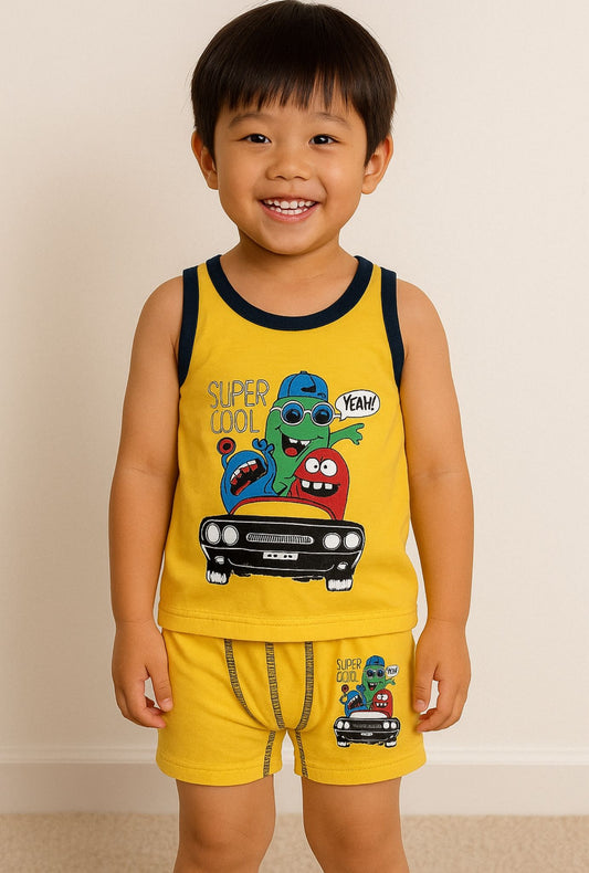 SUPER COOL Boys’ Tank & Boxer Set