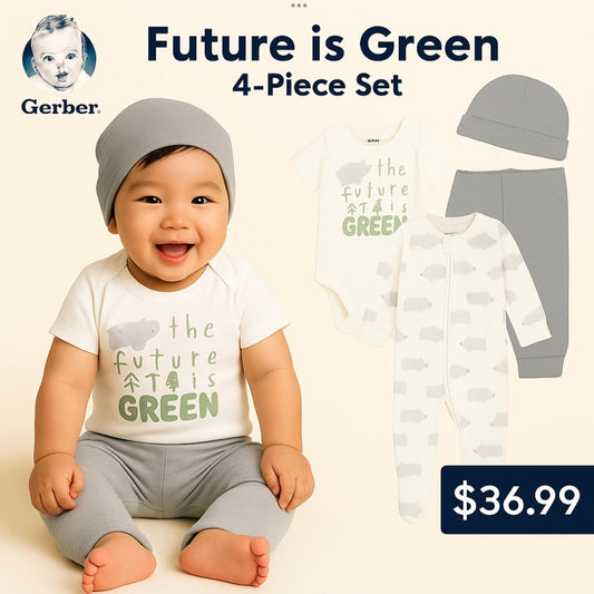 Gerber “Future is Green” 4-Piece Set