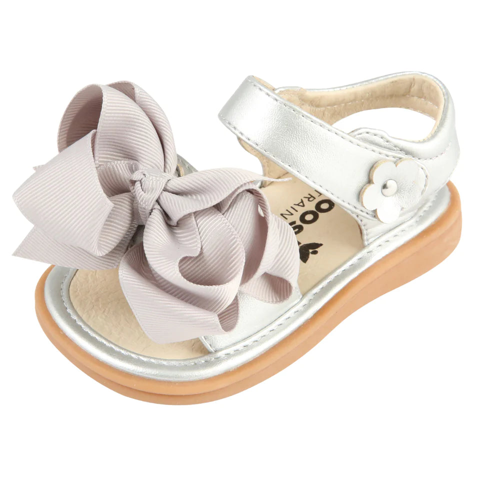 Ready Set Bow Sandal | Toddler Squeaky Shoes