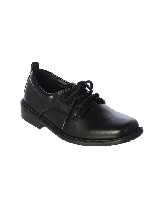 Boy's Matte Square Toe Shoes