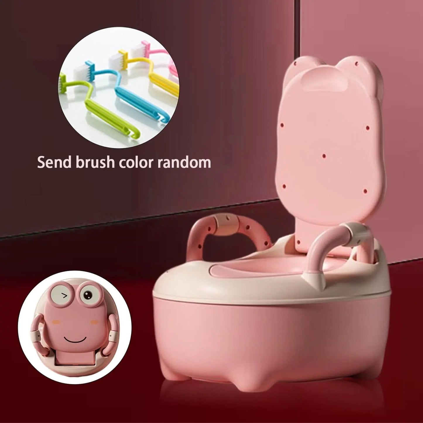 Eco-friendly Children Size Simulation Plastic Baby Potty Training Seat, Latest Plastic Travel Adult Baby Potty Chair