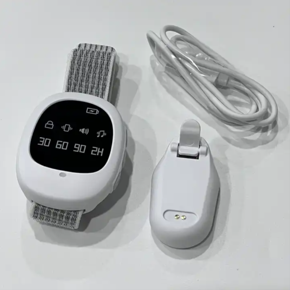 New Recharge Portable Bedwetting Treatment Enuresis Alarm with Smart Baby Diaper Sensor