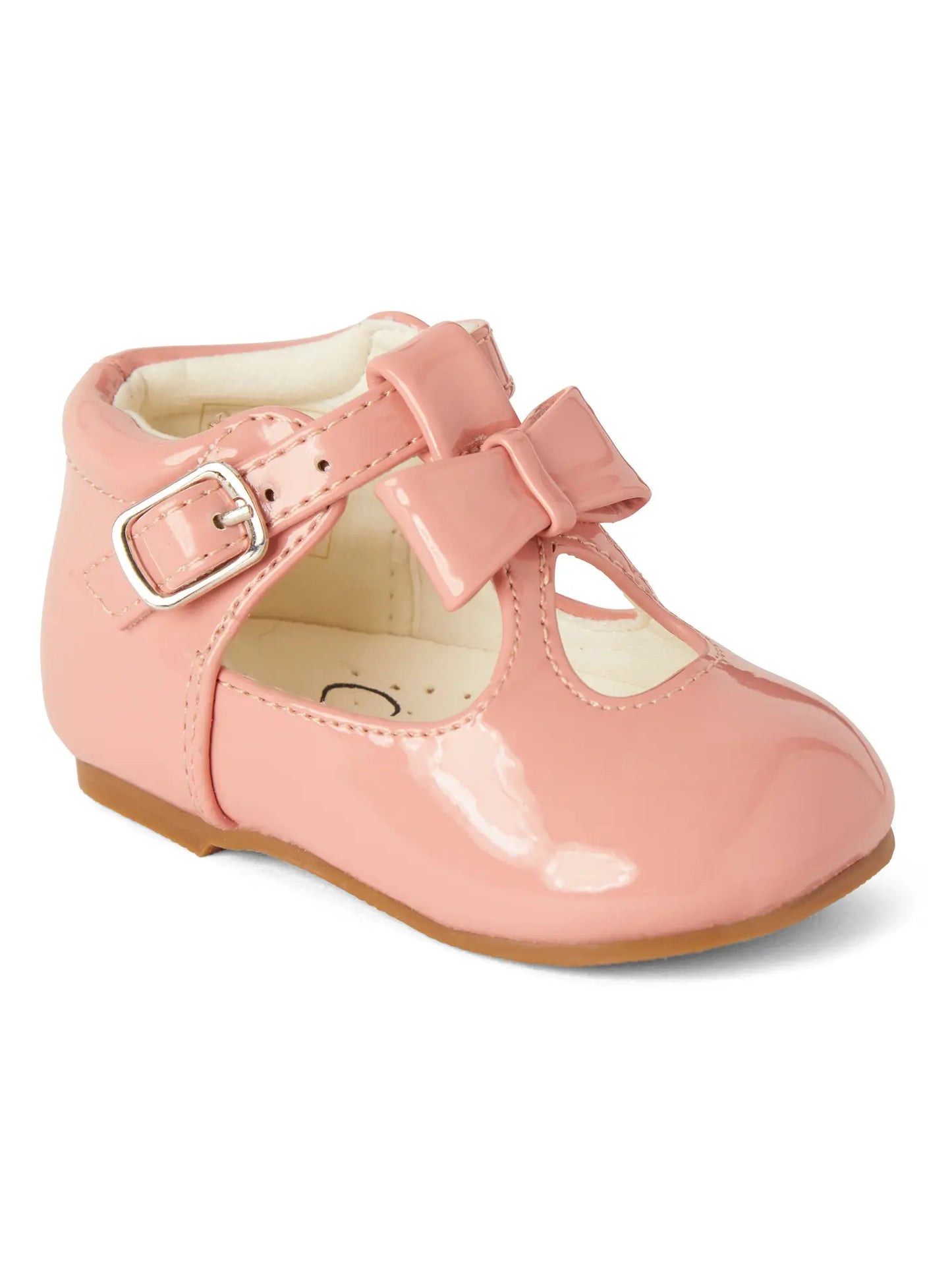 Girls T-Bar Patent Shoes 21201