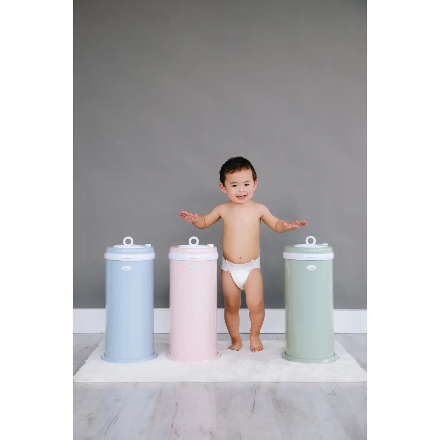 Rainbow Diaper Pail