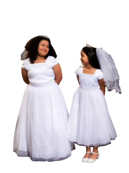 Pleated Cap Sleeve Dress