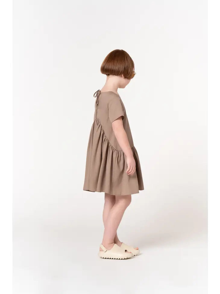 Hi-low Drop Waist Dress