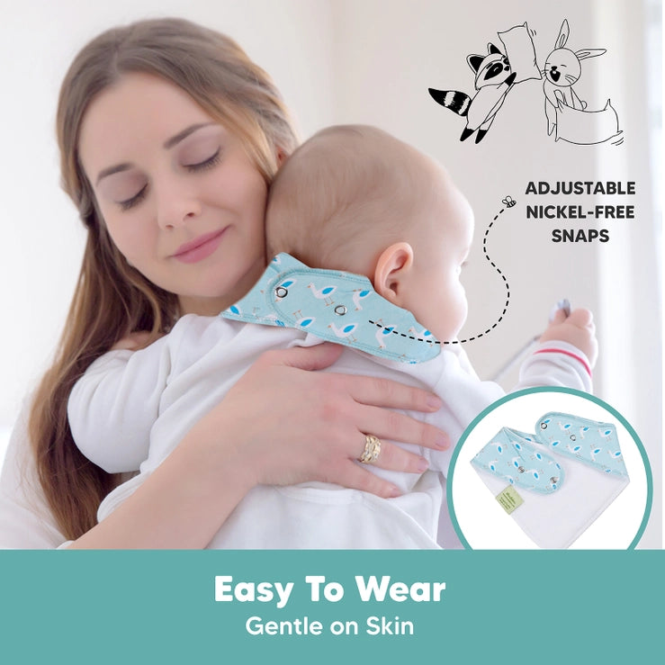 8-pack Baby Bandana Bibs For Boys and Girls