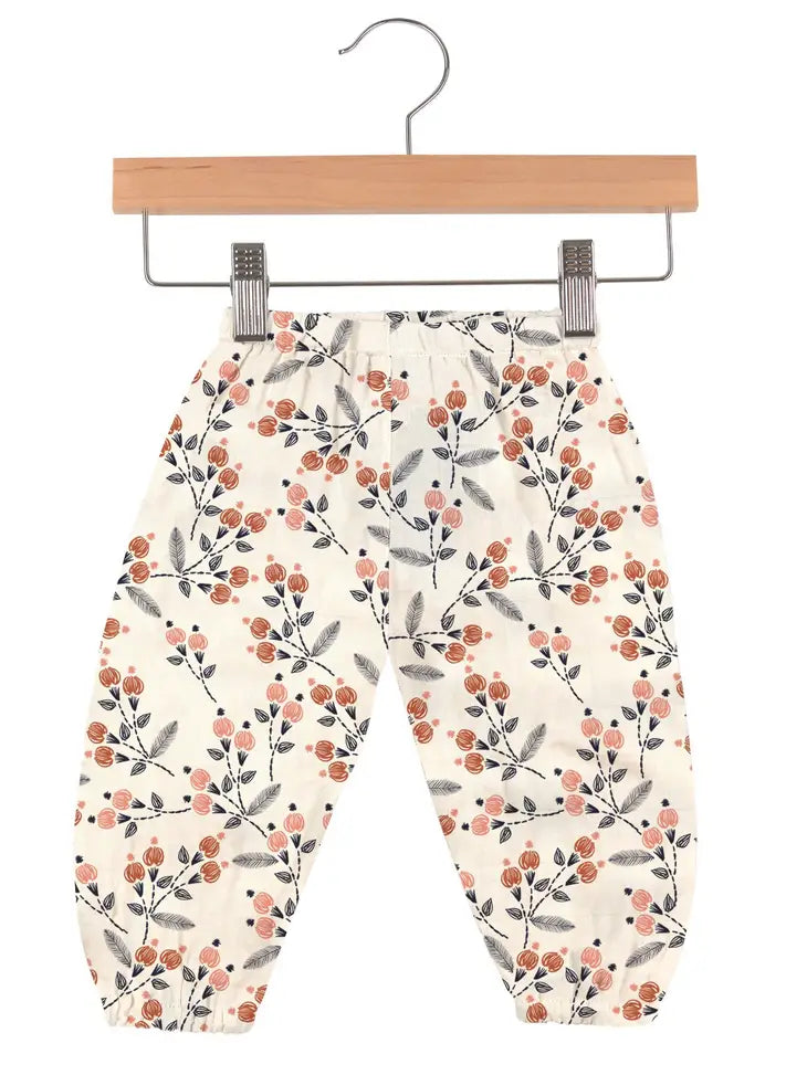 Dahlia Floral Bamboo Newcastle Mini Pants