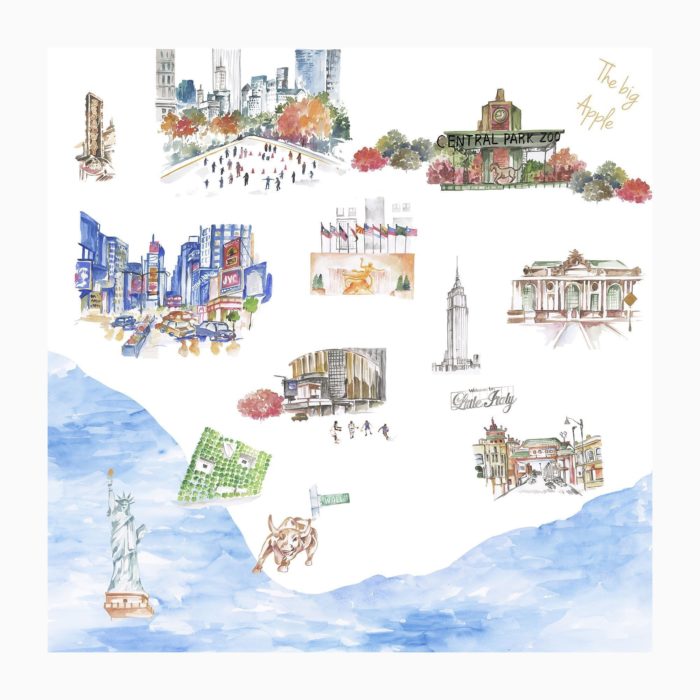 New York Branded Luxury Muslin Quilts - Big Apple